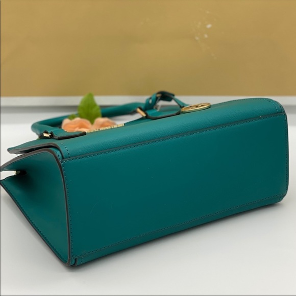 MICHAEL KORS HOPE MEDIUM MESSENGER AQUA - Picture 7 of 16